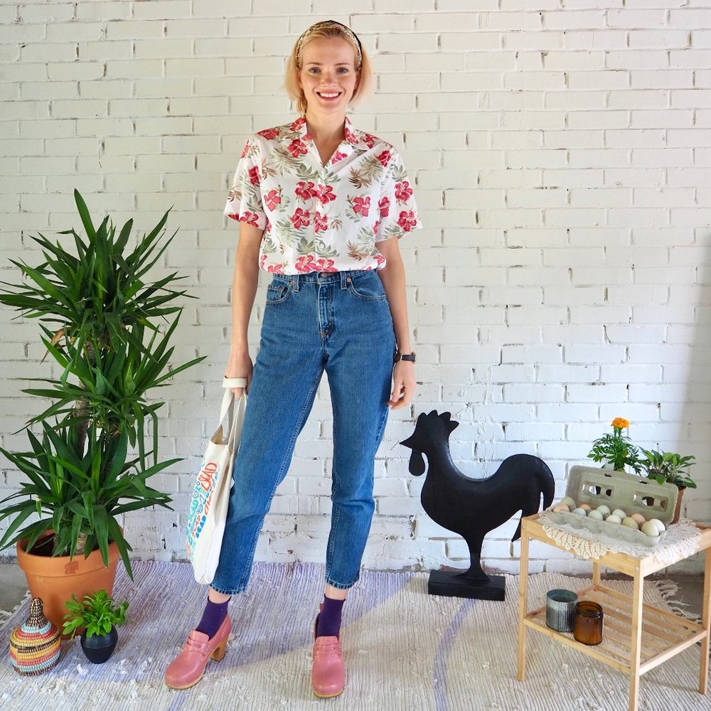 Spot Me Studio Hawaiian Shirt - Pink Floral